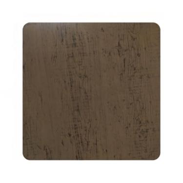 Imagem de Mesa Bistro MDF Baixa Quadrado Bar Restaurante Cozinha Area Gourmet Padarias Sorveteria (IMBUIA)