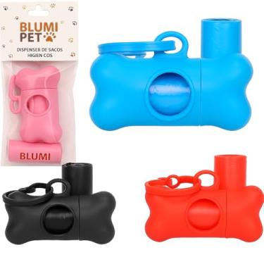 Imagem de Kit Dispenser Porta Saquinhos para Pet com 2 Rolos de Sacos Coletores, Portátil, Recarregável e Higiênico para Cães e Gatos