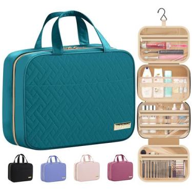 Imagem de Bolsa de higiene pessoal de viagem HOTOR com gancho suspenso, impermeá