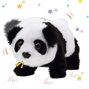 Imagem de Brinquedo de pelúcia Hopearl Crawling Panda Interactive para crianças 