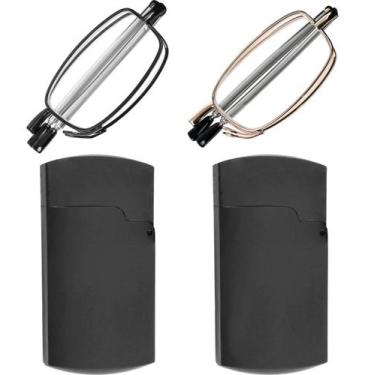 Imagem de Óculos de leitura Success Eyewear, dobráveis, unissex, 2 pares