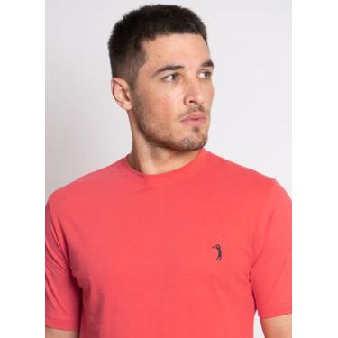Imagem de Camiseta Vermelho Claro Lisa Aleatory, Vermelho, Alerta, M
