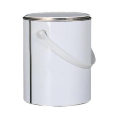 Imagem de Wswqop Lata de tinta com tampa, balde de metal à ferrugem, recipiente para tintas, adesivos, vernizes e projetos de artesanato "faça, 4l