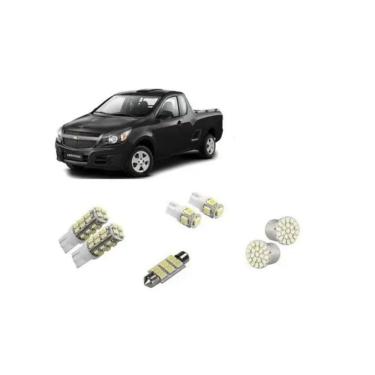 Imagem de Kit Montana Led Chevrolet 7 Lâmpadas Pingo Teto Placa Re