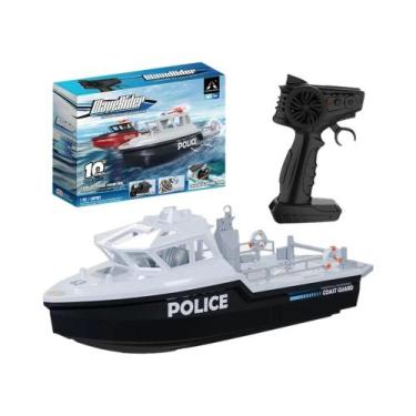 Imagem de Barco RC Com Motor Brushless Potente Para Meninos, Controle Remoto Elé
