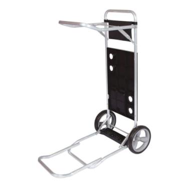 Imagem de Carrinho De Praia Alumínio Mor Com Avanço Vira Mesa Porta Cadeiras Guarda-Sol Caixa térmica Multiuso