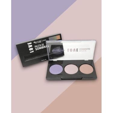 Imagem de Paleta Sombras Trio Lilás Max Love: Alta Pigmentação e Estilo