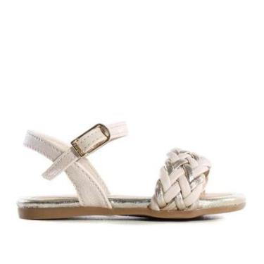 Imagem de Sandália Infantil Menina Pampili Dourada-Feminino