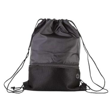 Imagem de Mochila Sacola Vistho Sports com Rendinha Unissex - Preto Preto ÚNICO-Unissex