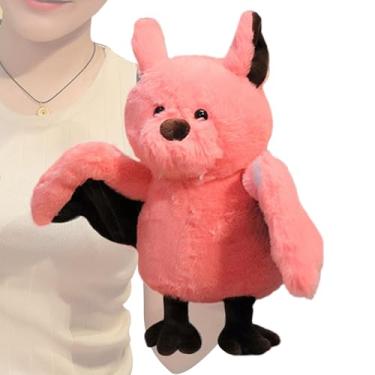 Imagem de Morcego de pelúcia, brinquedo de pelúcia de morcego de pelúcia,Boneca Almofada de Pelúcia Infantil - Travesseiro de animais de pelúcia, brinquedos de pelúcia realistas de 9,5 polegadas, travesseiro de