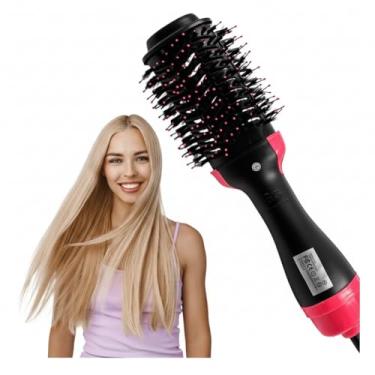 Imagem de Escova Secadora Alisadora Com potência de 1000W, revestimento em cerâmica