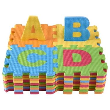 Imagem de Tapete Infantil em EVA, 26 Peças, Tatame com Números e Letras, Sortido