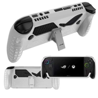 Imagem de Capa protetora para ROG Xbox Ally/Ally X, capa KONXISA TPU, capa durável com absorção de choque e design antiarranhões, capas protetoras para console e acessórios de jogos, branca