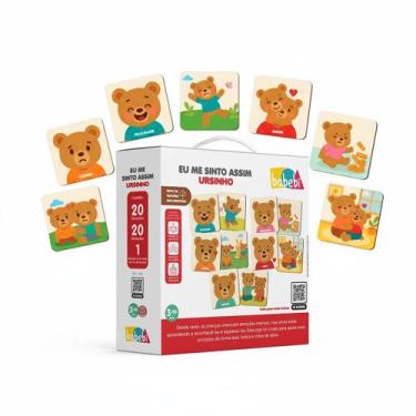 Imagem de Eu Me Sinto Assim Ursinho 40 Pçs Trabalhando Emoções 3 Anos+ - Babebi