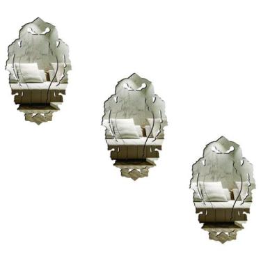 Imagem de Kit 3 Espelhos Decorativos Venezianos  Pegui 32X19 3893 - Creatus