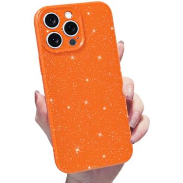 Imagem de Finyosee Capa brilhante para iPhone 11 Pro, linda capa de silicone brilhante, brilhante, fina, fina, brilhante, capa protetora de borracha de gel de TPU macio para mulheres e meninas de 5,8 polegadas
