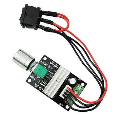 Imagem de Controlador 1203BB PWM Ajustável Driver Reversível 3A 80W com Fuse de Proteção Contra Inversão para Controle