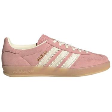 Imagem de adidas Originals Tênis feminino Gazelle Indoor, Rosa claro, 36