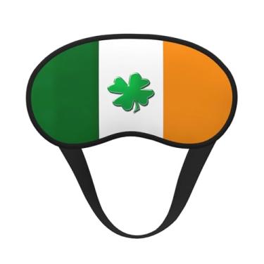 Imagem de Máscara de dormir blackout com estampa de bandeira irlandesa, máscara para os olhos, leve, macia, para dormir, meditação, viagem, ioga