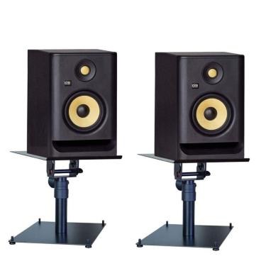 Imagem de Par Mini Pedestal Suporte Mesa P/Monitor De Referência Krk