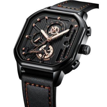 Imagem de Relógio Masculino Casual Luxo Cronógrafo Funcional - POEDAGAR