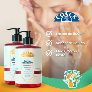 Imagem de Kit 3 Sabonete Líquido Coala Home 500ml Frutas Vermelhas