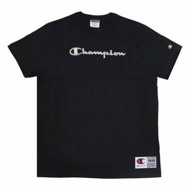 Imagem de Camiseta Champion Heritage Script Rusty - Preto-Masculino