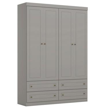 Imagem de Guarda-Roupa de Solteiro Henn 4 Portas Americano