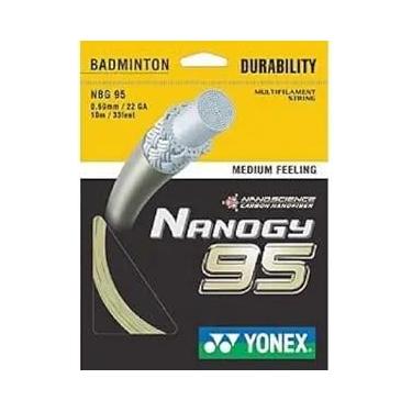 Imagem de YONEX Conjunto de cordas Nanogy 95 Badminton (ouro cósmico)