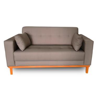 Imagem de Sofá  Gianni Tecido Acquablock Pé Base Madeira  150cm - 4R Estofados, 