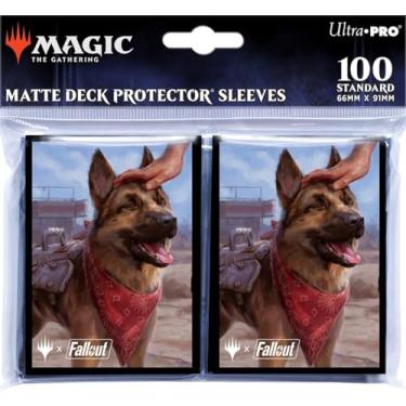 Imagem de Ultra PRO - Capas Fallout 100 ct Deck Protector® – Dogmeat, Ever Loyal – para Magic: The Gathering, exclusivo conjunto de capas protetoras colecionáveis para jogos de cartas colecionáveis