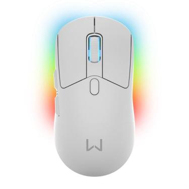 Imagem de Mouse Magnus (Wireless) com Base Branco Warrior - MO422