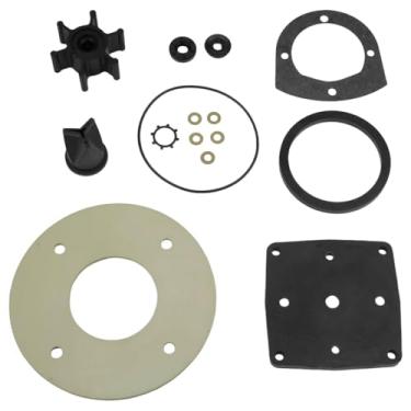 Imagem de Kit de substituição de banheiro marítimo para 37040-0000 adequado para Jabsco série 37010 e PAR 37 banheiros marítimos incluindo kit de placa de desgaste válvula coringa