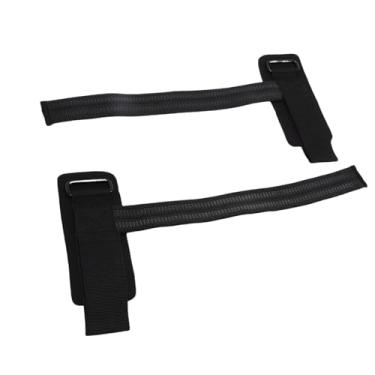 Imagem de RiToEasysports Correias de Levantamento, 2 Peças de Tiras Ajustáveis de Levantamento de Peso Com Suporte de Pulso Com Anel D para Treino de Academia e Treino de Máquina de Cabo de