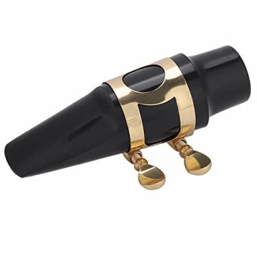 Imagem de Cosiki Conjunto de Bocal ABS Leve para Saxofone Alto Com Almofadas de Palheta para Jogadores de Instrumentos Musicais