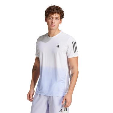 Imagem de Camiseta Adidas Own the Run CLIMACOOL Colorblock Masculina-Masculino