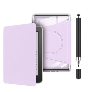 Imagem de Akacy Capa fina e leve com rotação de 360 graus para Kindle Paperwhite 6.0 (Geração 2022/2024, números de modelo C2V2L3 e RS23CV), capa à prova d'água Wake/Sleep (7)