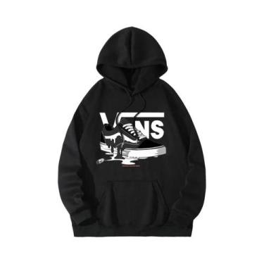 Imagem de Moletom Vintage Masculino Com Estampa Hip Hop, Manga Longa, Sweatshirt