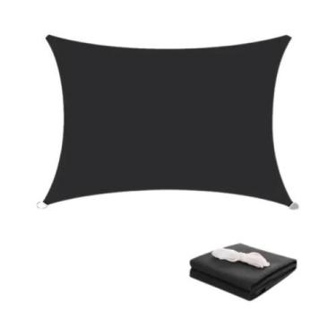 Imagem de Toldo Retangular Impermeável Para Exterior, Sombra Solar Para Jardim, 