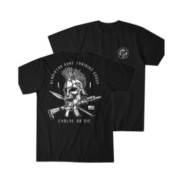 Imagem de Camiseta Masculina 100% Algodão Com Gola Redonda E Manga Curta Casual 