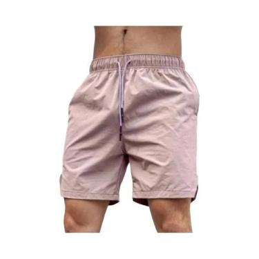 Imagem de Bermuda Masculina Leve De Secagem Rápida Para Corrida E Fitness, Calça