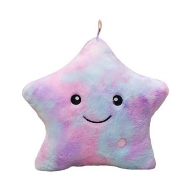 Imagem de Brinquedo De Pelúcia Estrela LED Brilhante, Almofada Macia Para Crianç