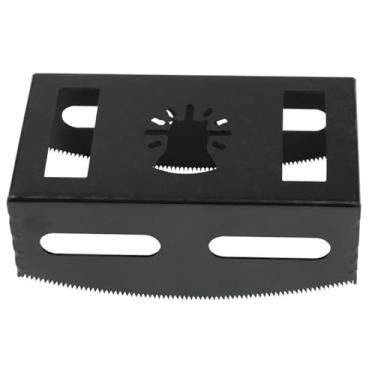 Imagem de Meichoon Faca quadrada para entalhar madeira lâmina de serra quadrada ranhura de aço inoxidável para multiferramenta elétrica oscilante corte drywall plástico metal madeira DC611