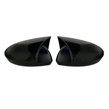Imagem de Preto Brilhante Capa De Espelho Lateral Do Carro Asa Lateral Do Carro Espelho Retrovisor Capa Escudo Compatível Com Renault Megane4 Mk4 2016-2020(Bright black)