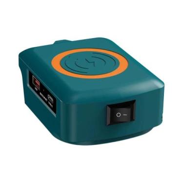 Imagem de Carregador De Telefone Sem Fio Makita 18V Bateria De Íon De Lítio USB 