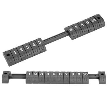 Imagem de Estink Contador de Pontuação de Futebol de Mesa, 2 Indicadores de Pontuação de Plástico Com Teclas Ergonômicas, para Rastreamento de de Jogo de Pebolim (Preto)