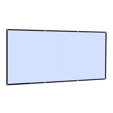 Imagem de Tela De Tecido Em Poliéster Para Projeção, Frontal E Traseira- Para Home Theater, Escritório, Sala de Aula e Apresentações (100 POLEGADAS)