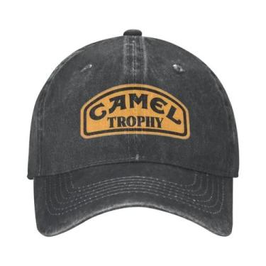 Imagem de Boné Clássico Vintage Com Logo Camel Trophy, Estilo Snapback, Ideal Pa