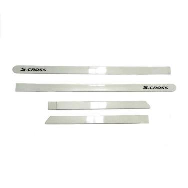 Imagem de Jogo De Friso Lateral Pintado White Pearl Branco S-Cross