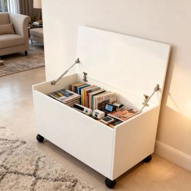 Imagem de Baú para Brinquedos Livros Jogos de Camas Perfeito para Otimizar Espaç